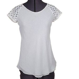 Kokoon Sheer Layered Blouse Sz XS
